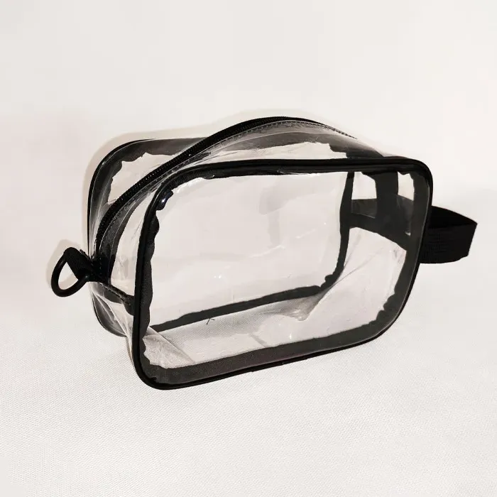 Klarer Make -up -Tasche